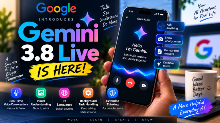 Gemini 3.8 Live new features and how to use it