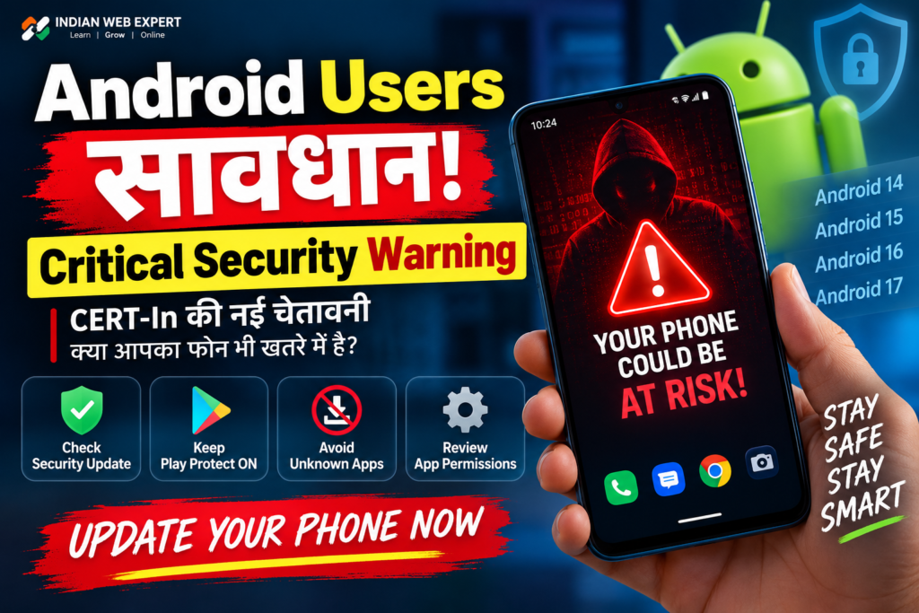Android security warning 2026 CERT-In critical alert