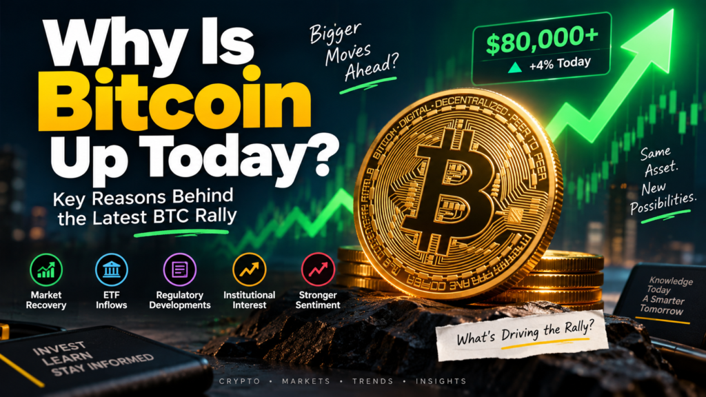 why is Bitcoin up today latest BTC rally above 80000