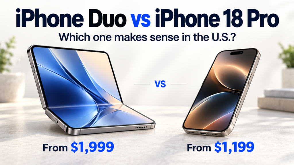 iPhone Duo vs iPhone 18 Pro